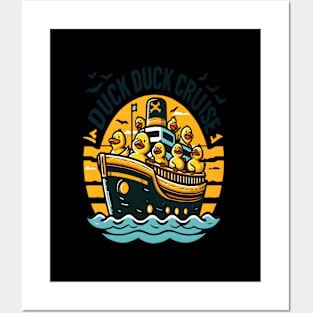 Duck Duck Cruise Family Cruise Vacation Posters and Art